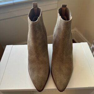 Marc Fisher Alva Pointy Toe Suede Bootie